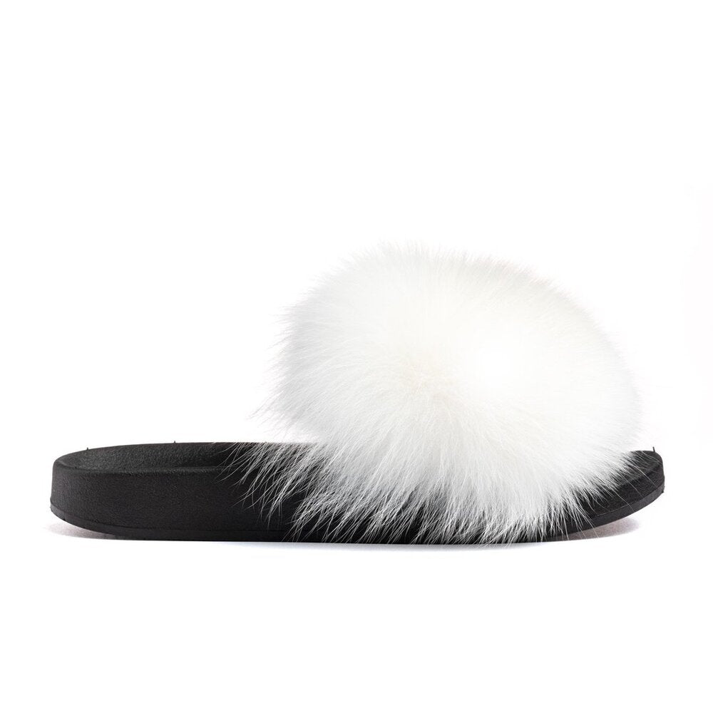 White Fur Slide